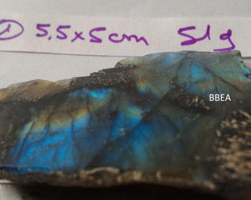 Labradorite 1 face n 1 51g 5 5x5cm