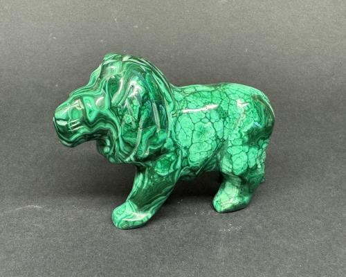 Lion malachite lithotherapie 1