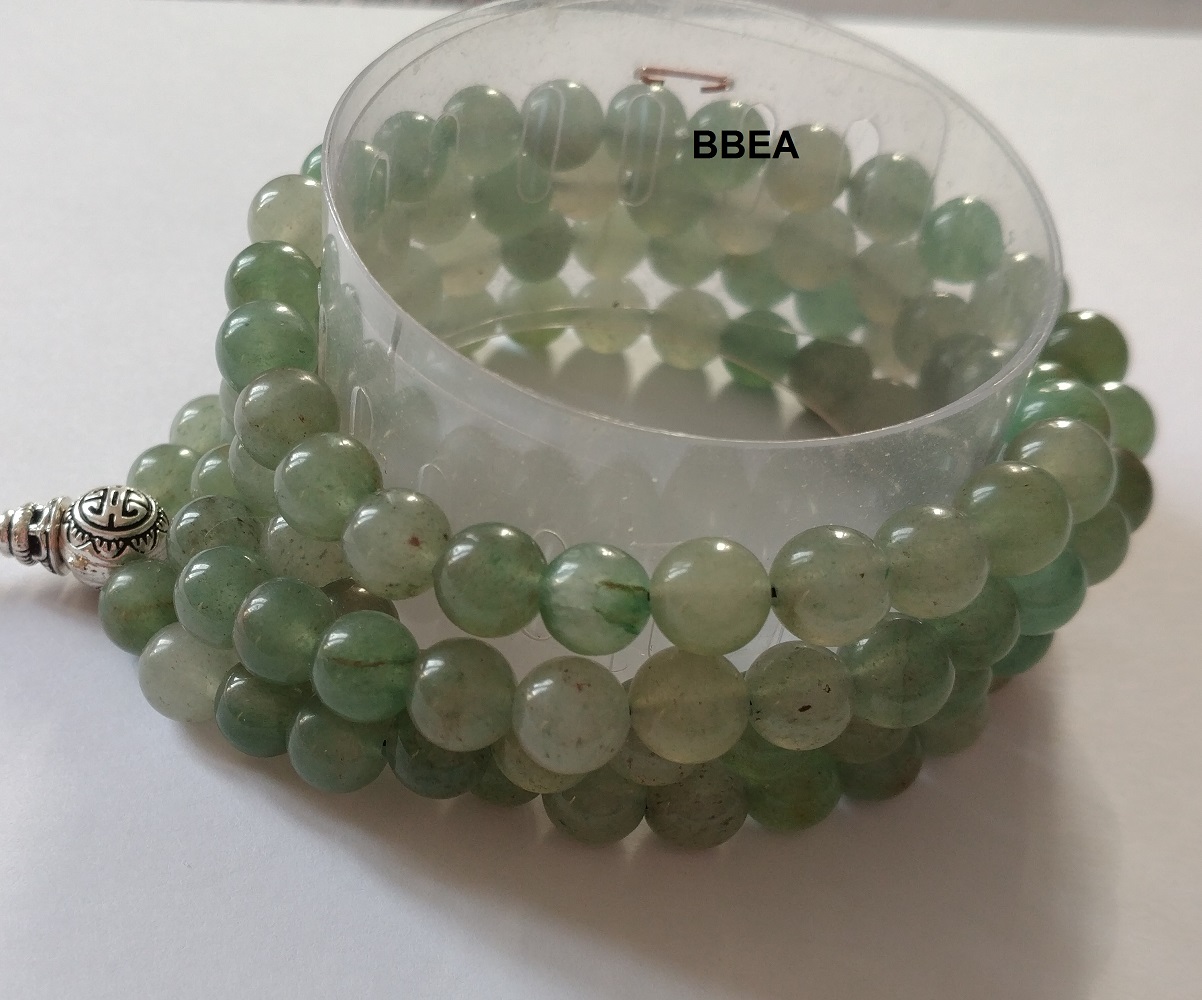 Mala tibetain aventurine verte 2