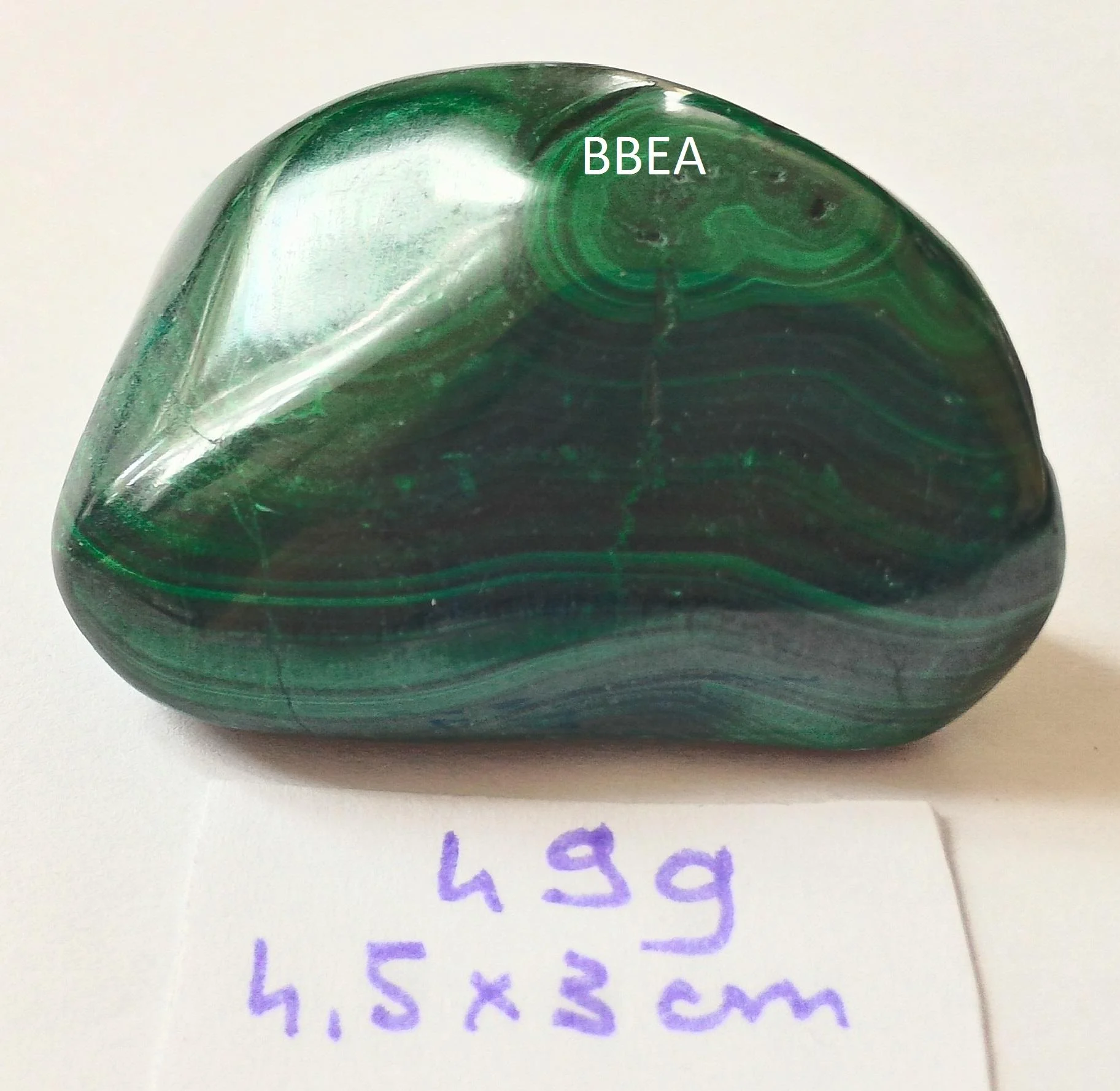 Malachite 4 5x3cm 49g 1 1