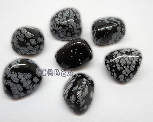 Obsidienne neige 4064