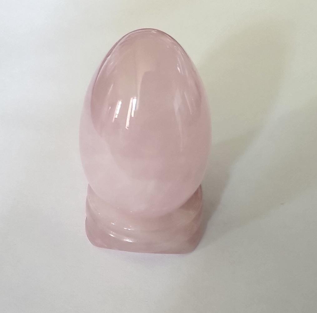 Oeuf quartz rose 2