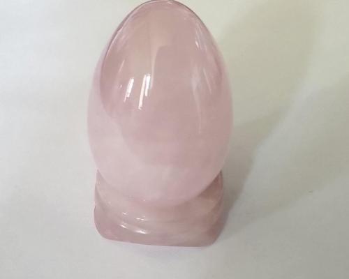 Oeuf quartz rose 2