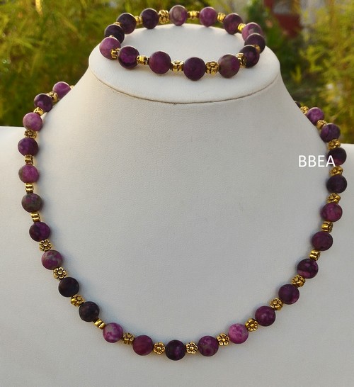 Parure charoite 2