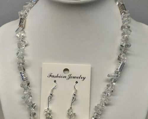 Parure cristal de roche