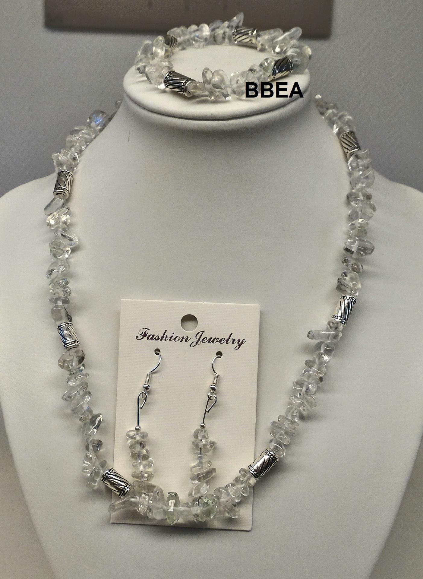 Parure cristal de roche