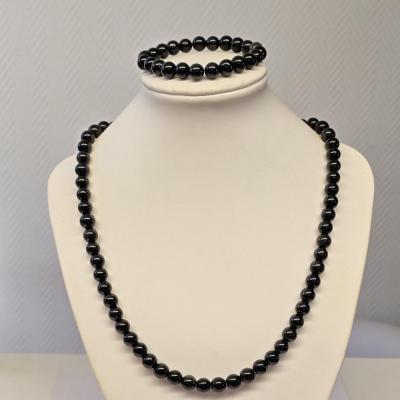 Parure obsidienne