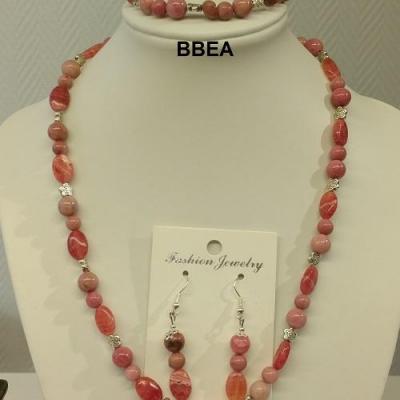 Parure rhodocrosite 1 1