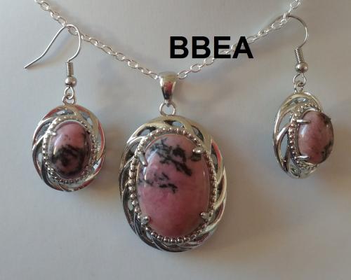 Parure rhodonite