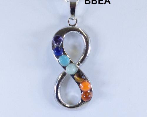 Pendentif 7 chakras 13 