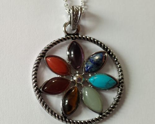 Pendentif 7 chakras 4 