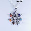 Pendentif 7 chakras 7