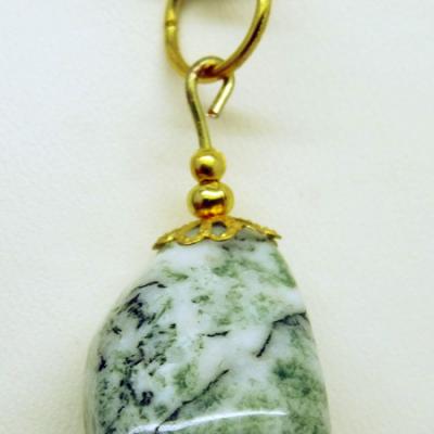 Pendentif agate arbre 5036
