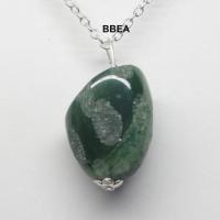 Pendentif agate mousse 2