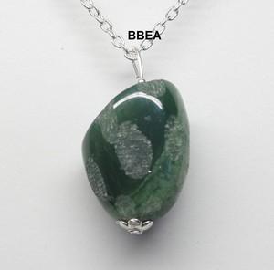 Pendentif agate mousse 2