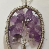 Pendentif amethyste arbre 10 