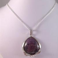 Pendentif amethyste goutte