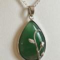 Pendentif aventurine verte 2 3