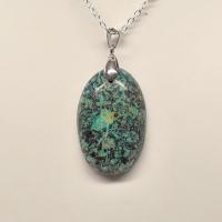 Pendentif chrysocolle