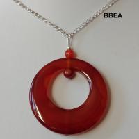 Pendentif cornaline