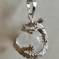 Pendentif cristal de roche 8 