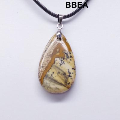 Pendentif jaspe paysage 2 