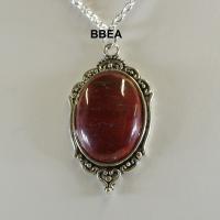 Pendentif jaspe rouge 3 