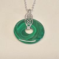 Pendentif malachite 1 1