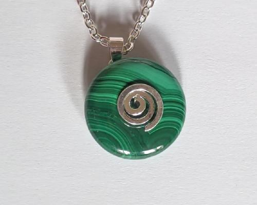 Pendentif malachite 2
