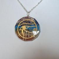 Pendentif orgonite 7 chakras 16 