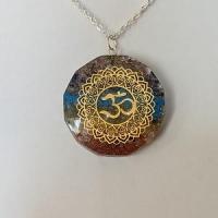Pendentif orgonite 7 chakras 6 