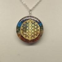 Pendentif orgonite 7 chakras 9 1