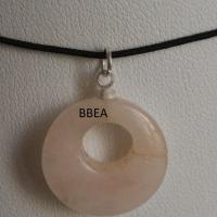 Pendentif quartz rose 12 