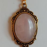 Pendentif quartz rose 2 1