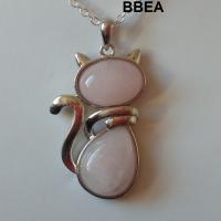 Pendentif quartz rose 3