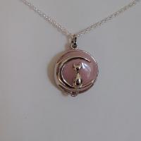 Pendentif quartz rose 4 5