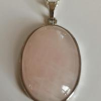 Pendentif quartz rose 4 