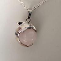 Pendentif quartz rose 4
