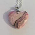 Pendentif rhodochrosite