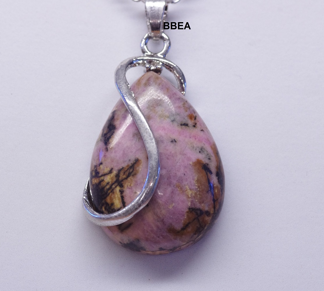 Pendentif rhodonite 2 2