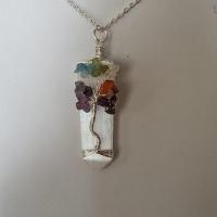 Pendentif selenite