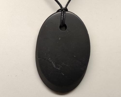 Pendentif shungite oval