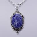 Pendentif sodalite 43x25mm 2 