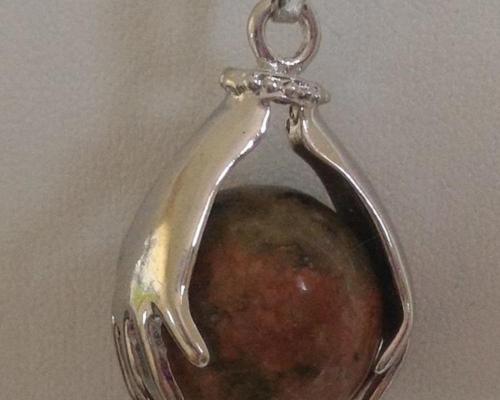 Pendentif unakite 2 1