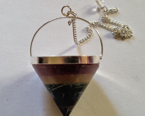 Pendule 7 chakras toupie