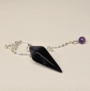 Pendule obsidienne 1 