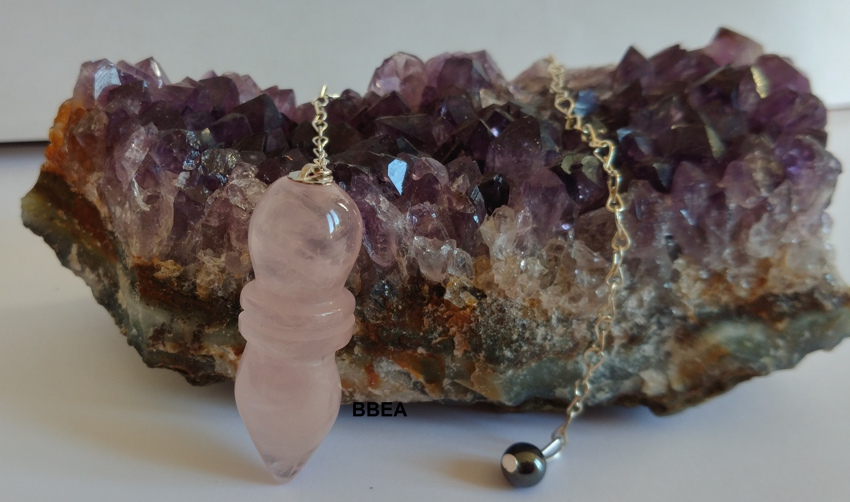 Pendule quartz rose 1 2 
