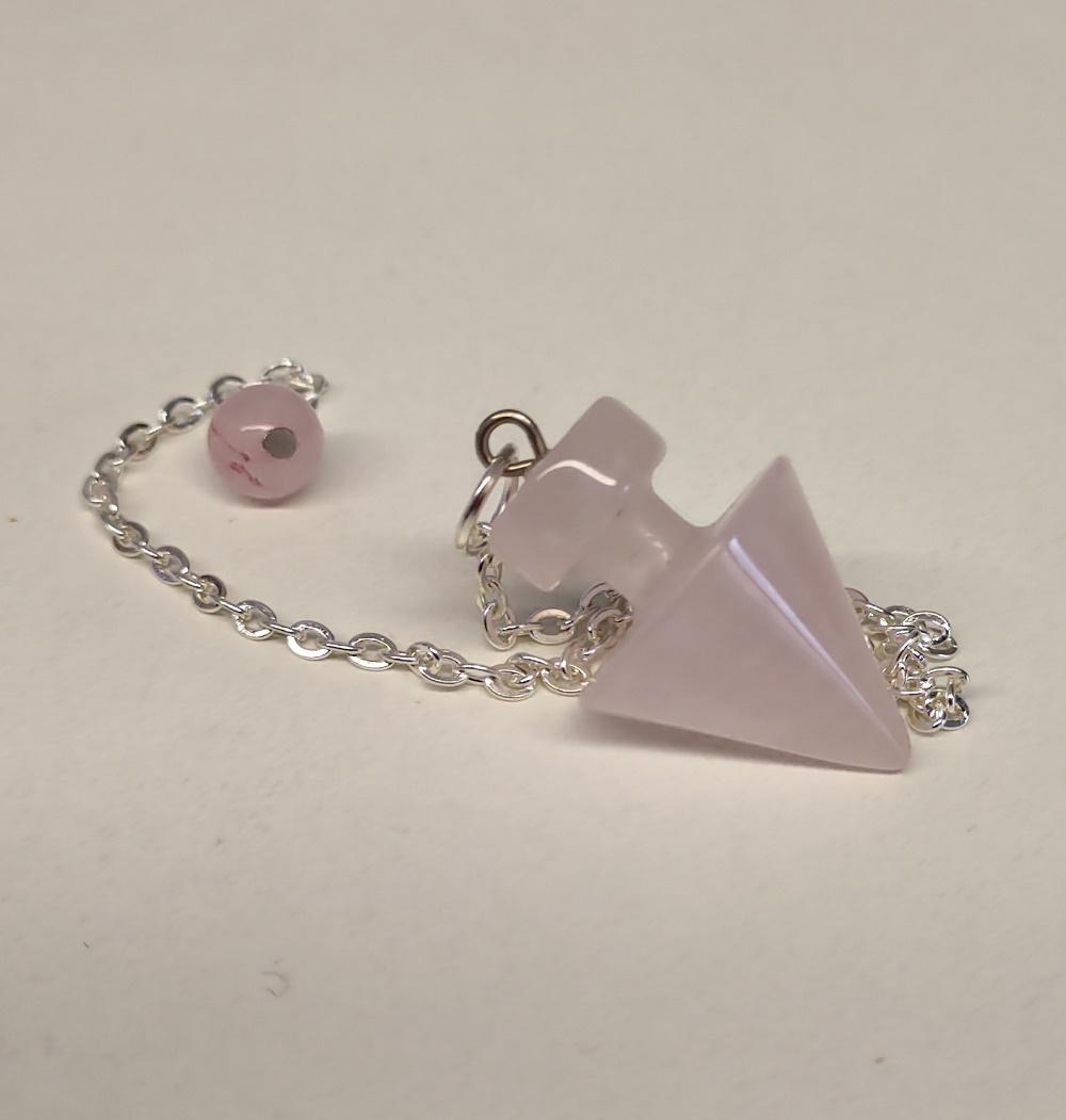 Pendule quartz rose 13