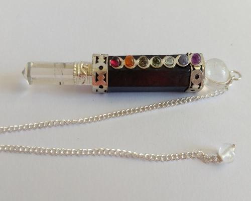 Pendule shungite cristal 