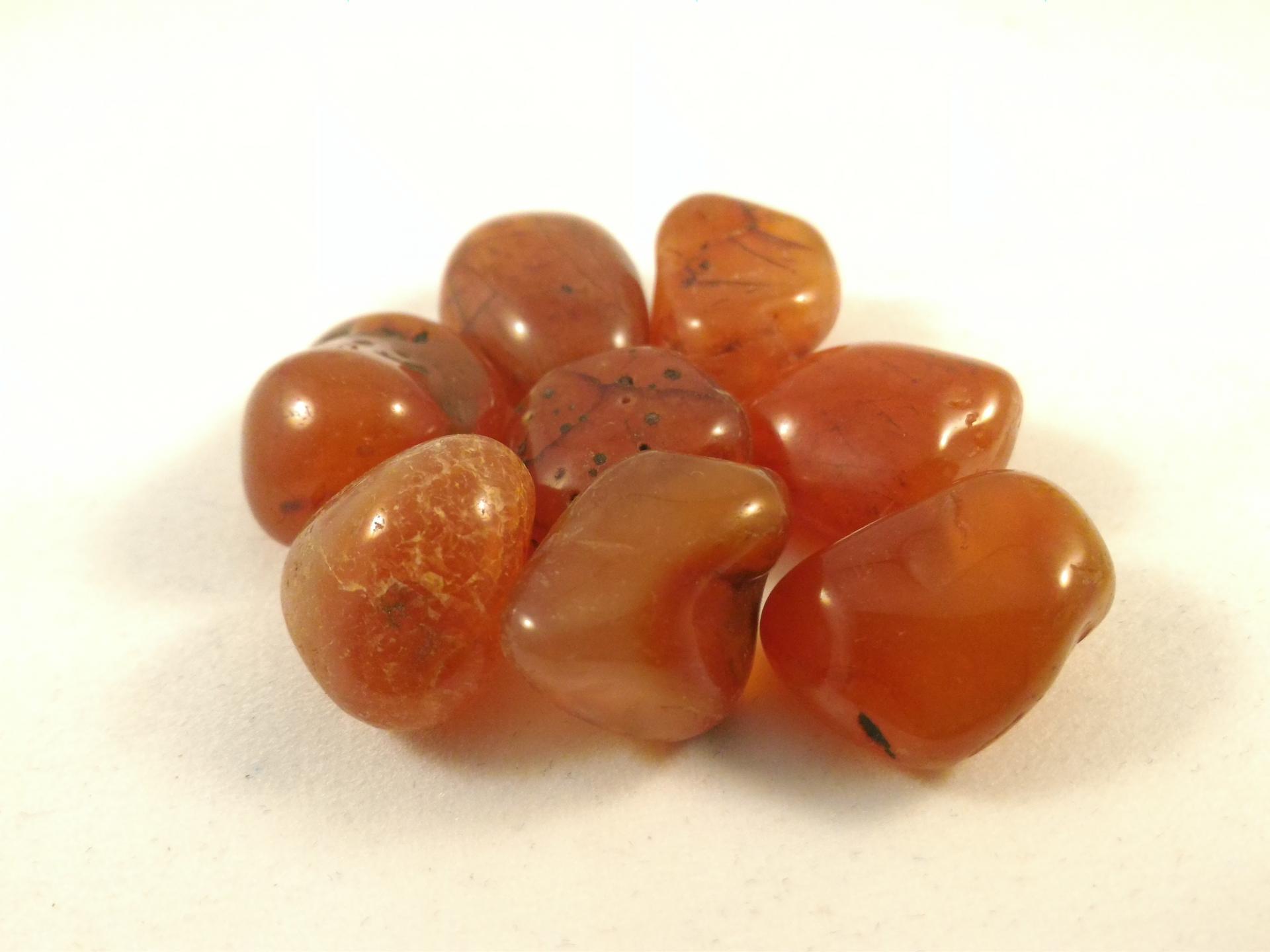 Pierres roulees cornaline